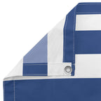 Schermo da balcone Blu e Bianco 110 x 200 cm Tessuto Oxford