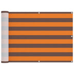 Schermo da balcone Arancione e Marrone 75 x 200 cm