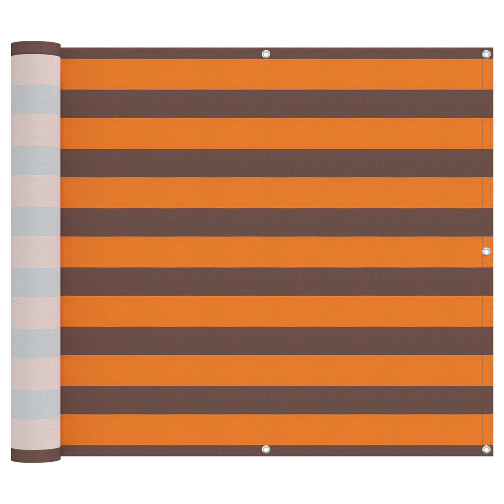 Schermo da balcone Arancione e Marrone 100 x 200 cm