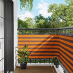 Schermo da balcone Arancione e Marrone 100 x 300 cm