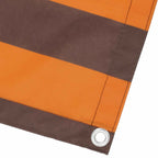 Schermo da balcone Arancione e Marrone 100 x 500 cm