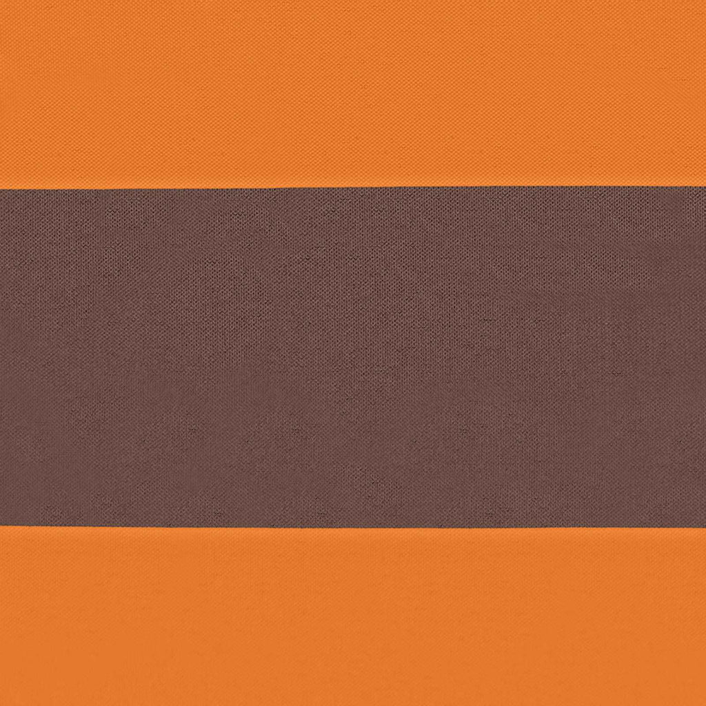 Schermo da balcone Arancione e Marrone 110 x 300 cm