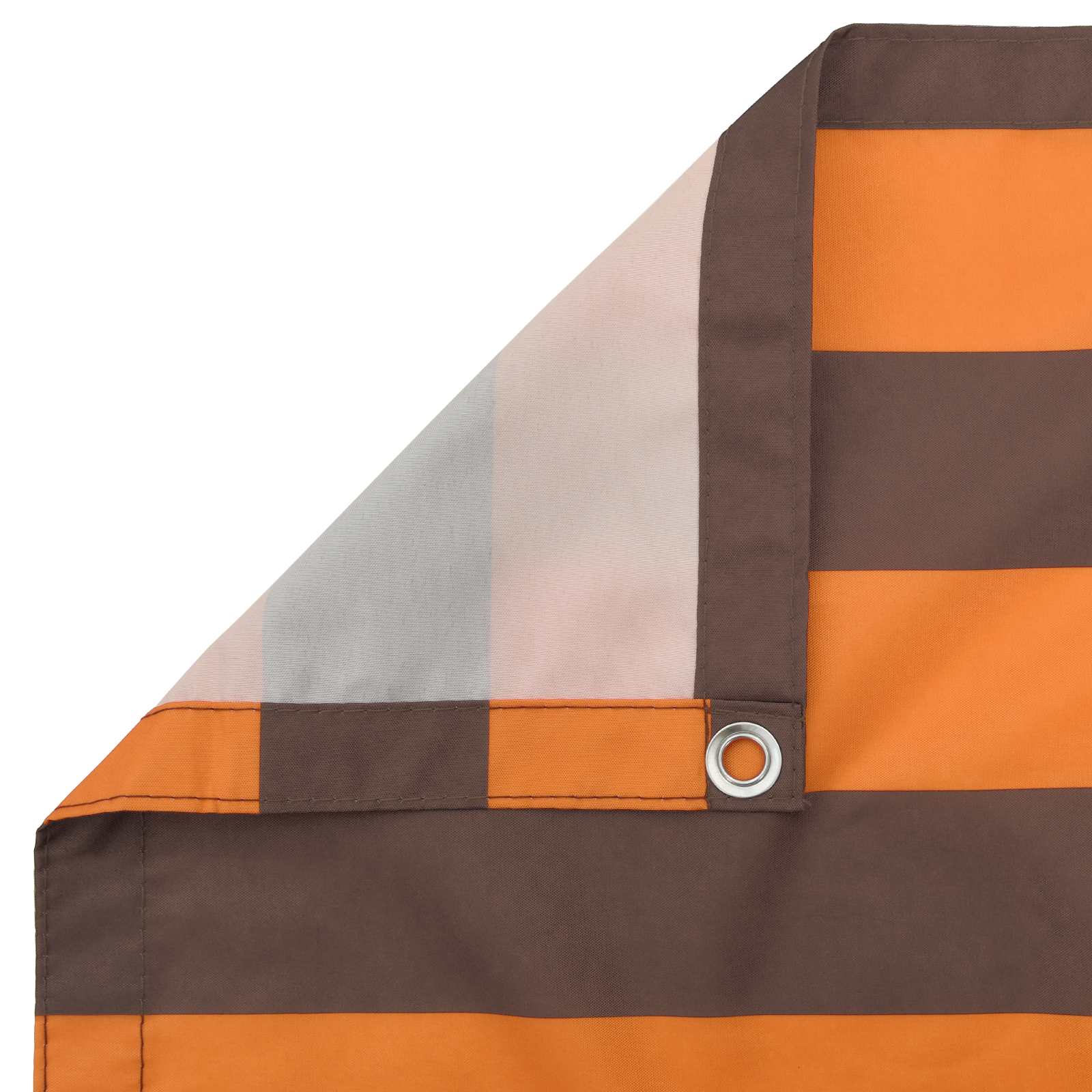 Schermo da balcone Arancione e Marrone 110 x 500 cm