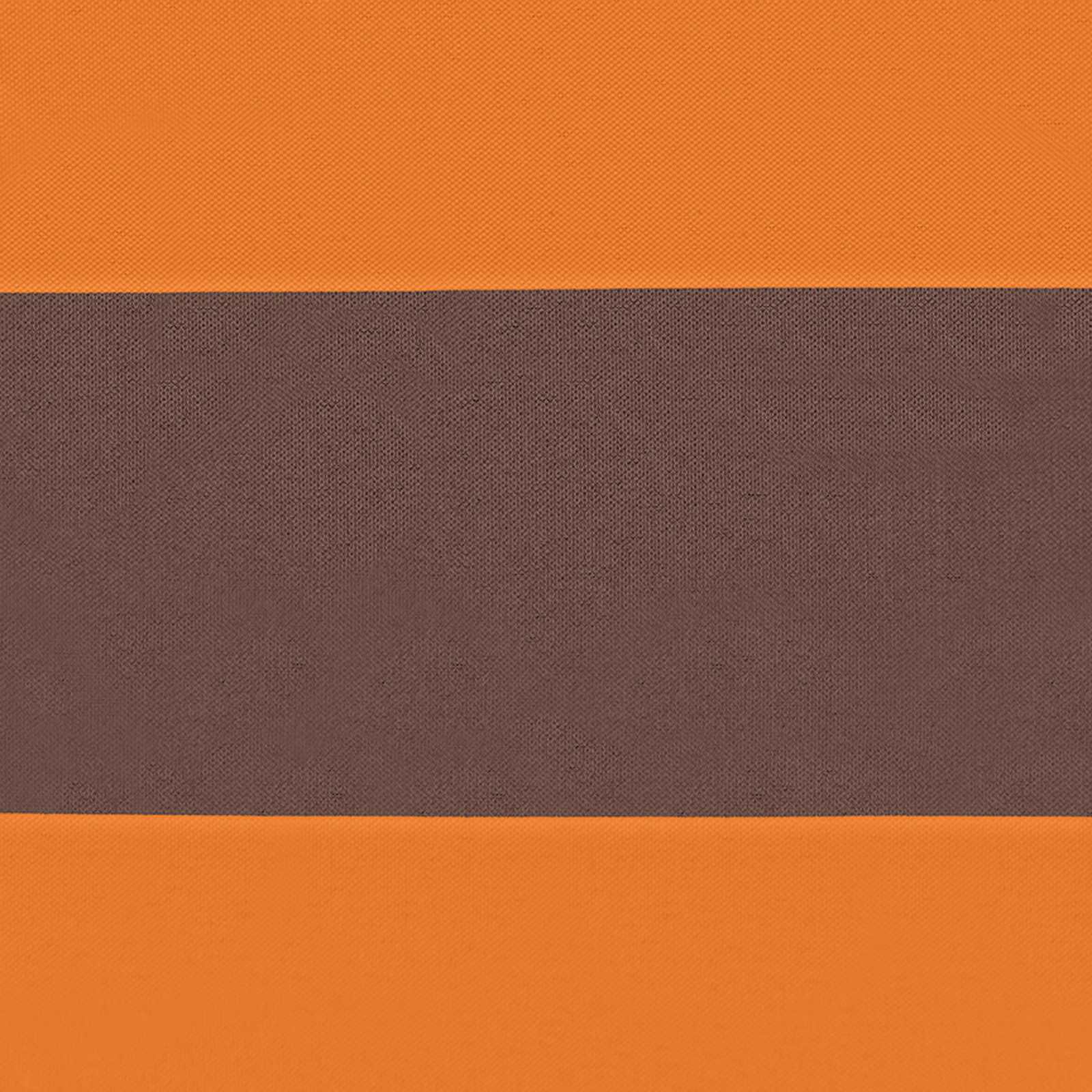 Schermo da balcone Arancione e Marrone 110 x 700 cm