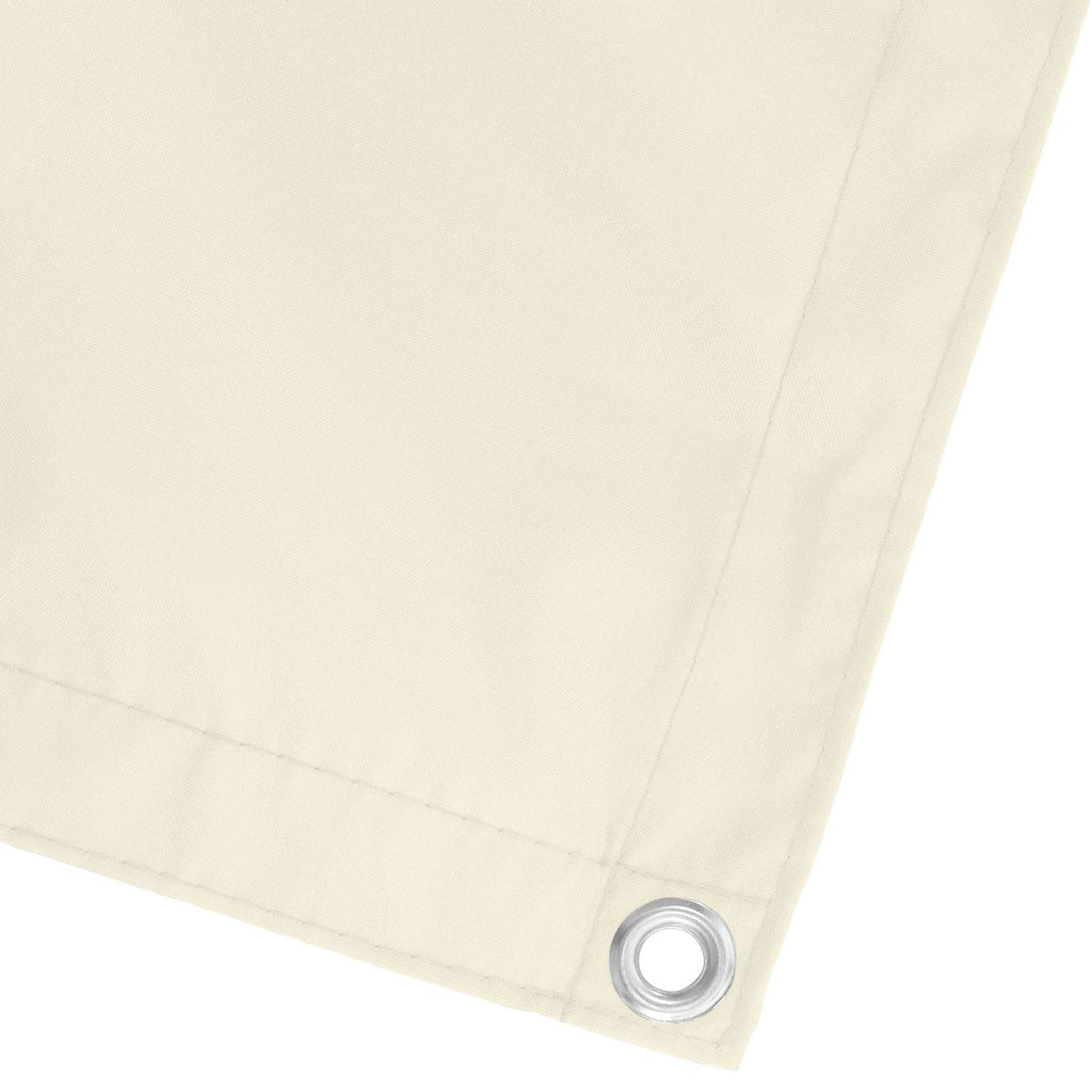 Schermo da balcone Crema 100 x 500 cm Tessuto Oxford