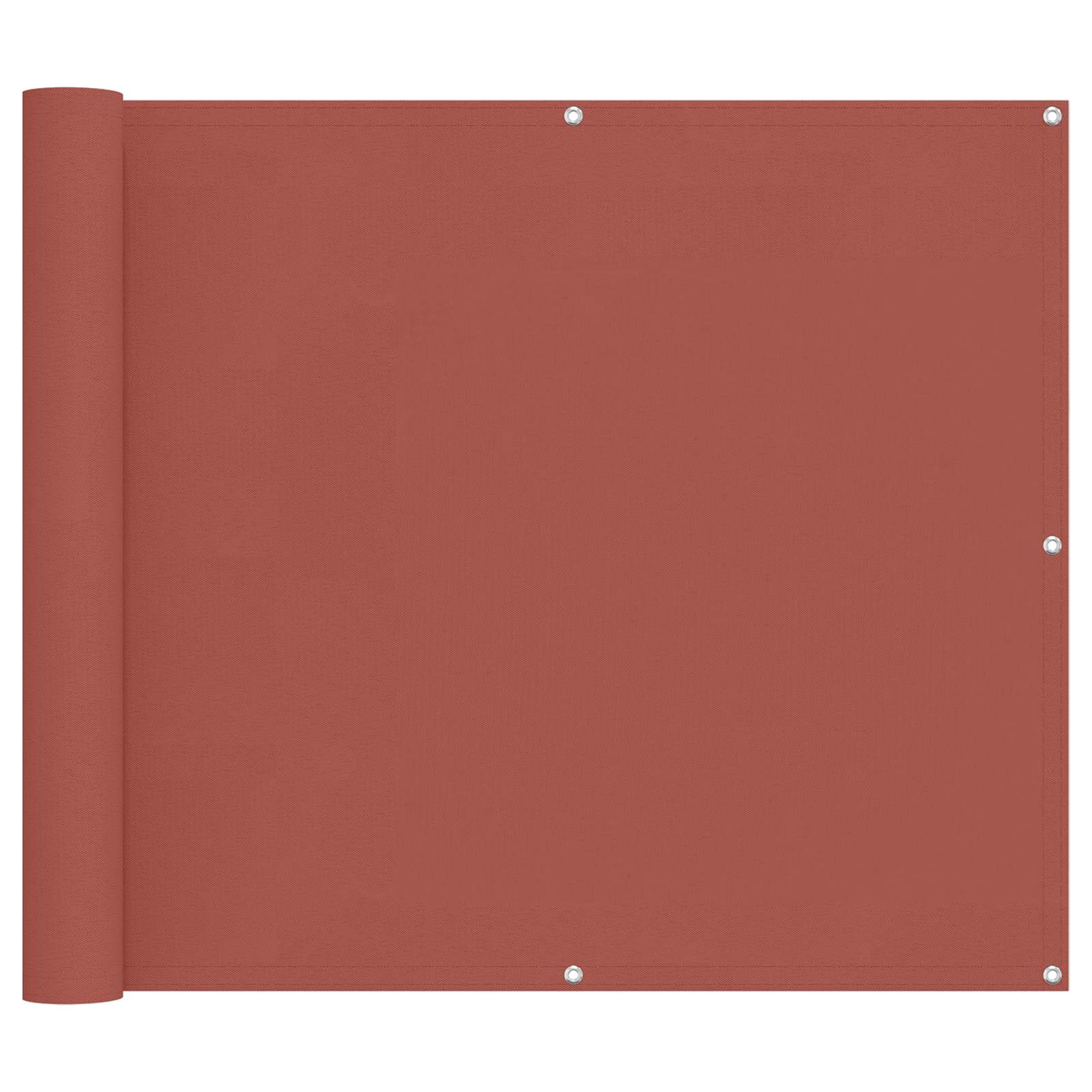 Schermo da balcone Terracotta 100 x 700 cm Tessuto Oxford