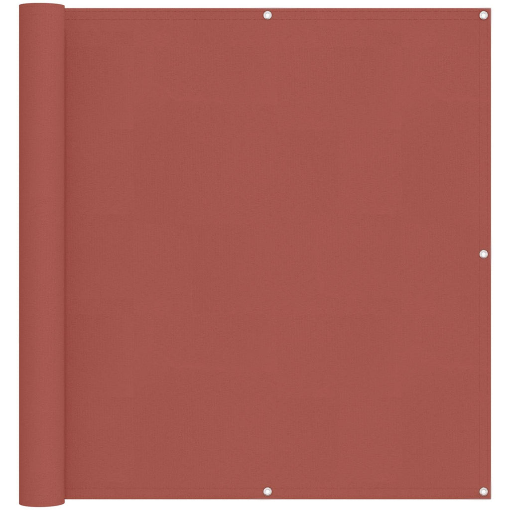 Schermo da balcone Terracotta 110 x 1000 cm Tessuto Oxford
