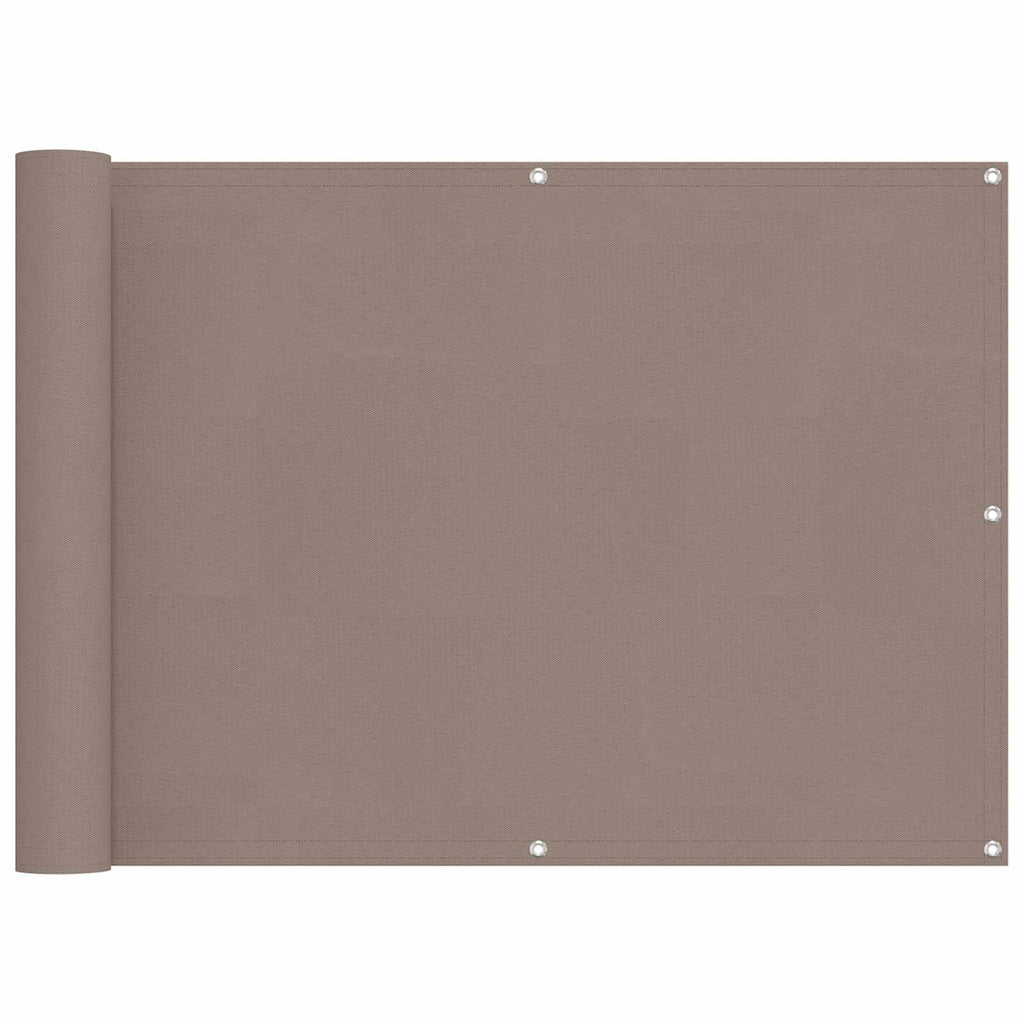 Schermo da balcone 75 x 200 cm Oxford alu rivestito in PU