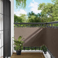 Schermo da balcone 90 x 200 cm Oxford alu rivestito in PU