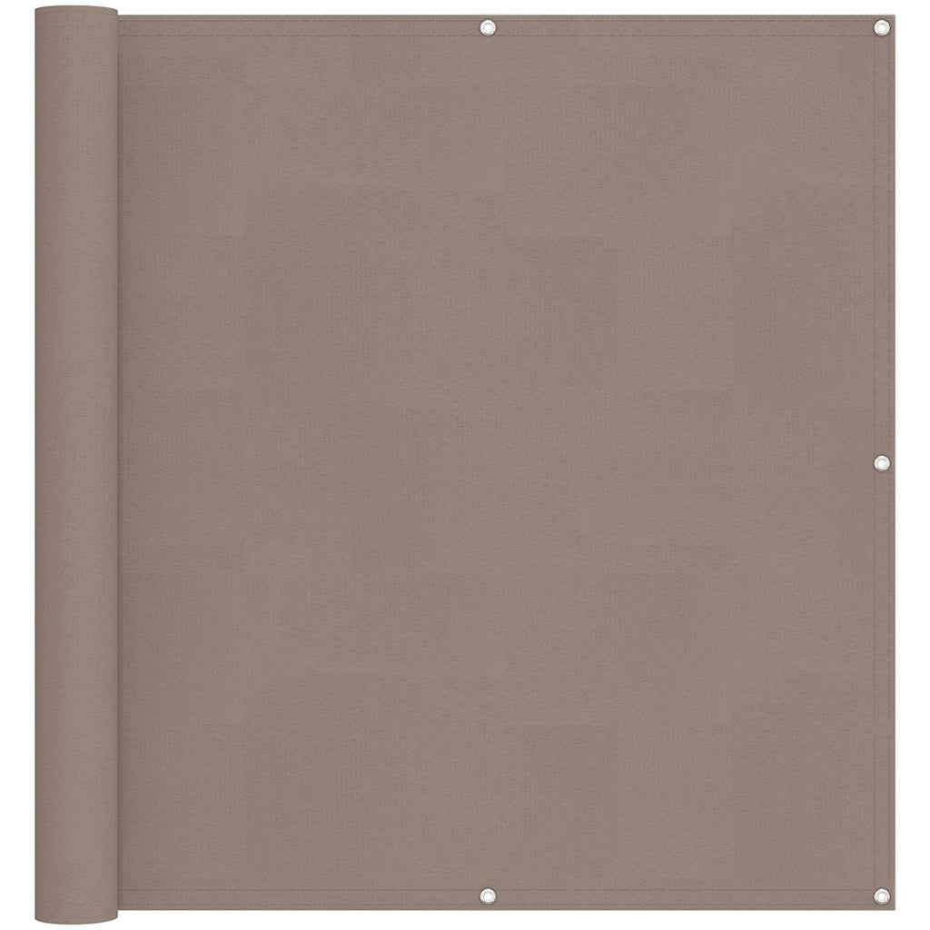 Schermo da balcone 120 x 200 cm Oxford alu rivestito in PU