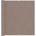 Schermo da balcone 120 x 200 cm Oxford alu rivestito in PU