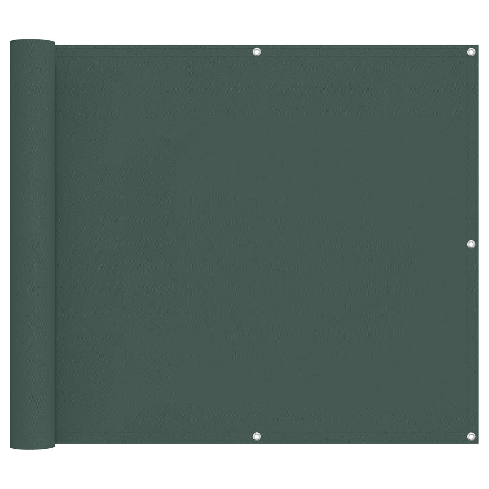 Schermo da balcone Verde Scuro 100 x 200 cm Tessuto Oxford