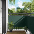 Schermo da balcone Verde Scuro 100 x 800 cm Tessuto Oxford