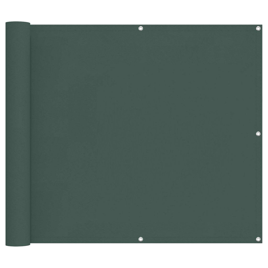 Schermo da balcone Verde Scuro 100 x 800 cm Tessuto Oxford