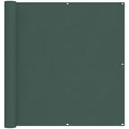 Schermo da balcone Verde Scuro 110 x 300 cm Tessuto Oxford