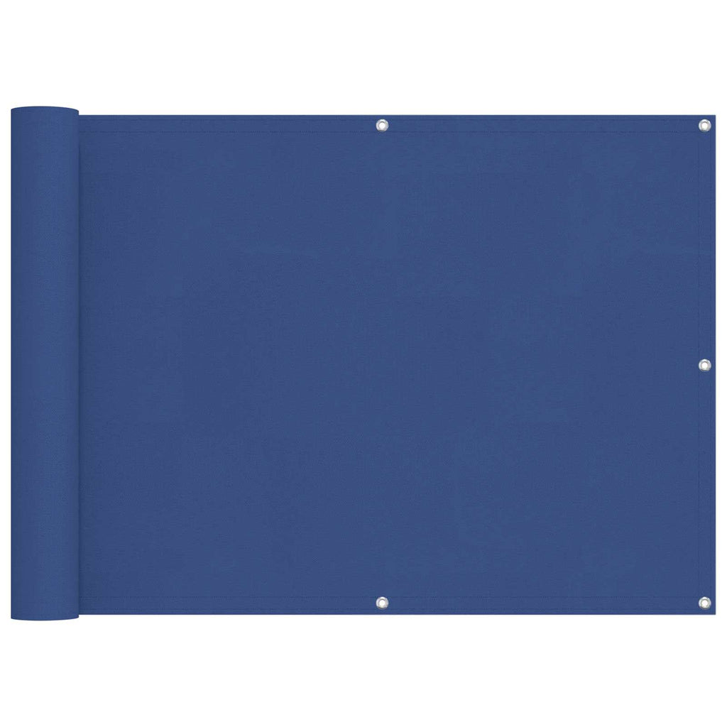 Schermo da balcone Blu 75 x 200 cm Oxford alu rivestito in PU