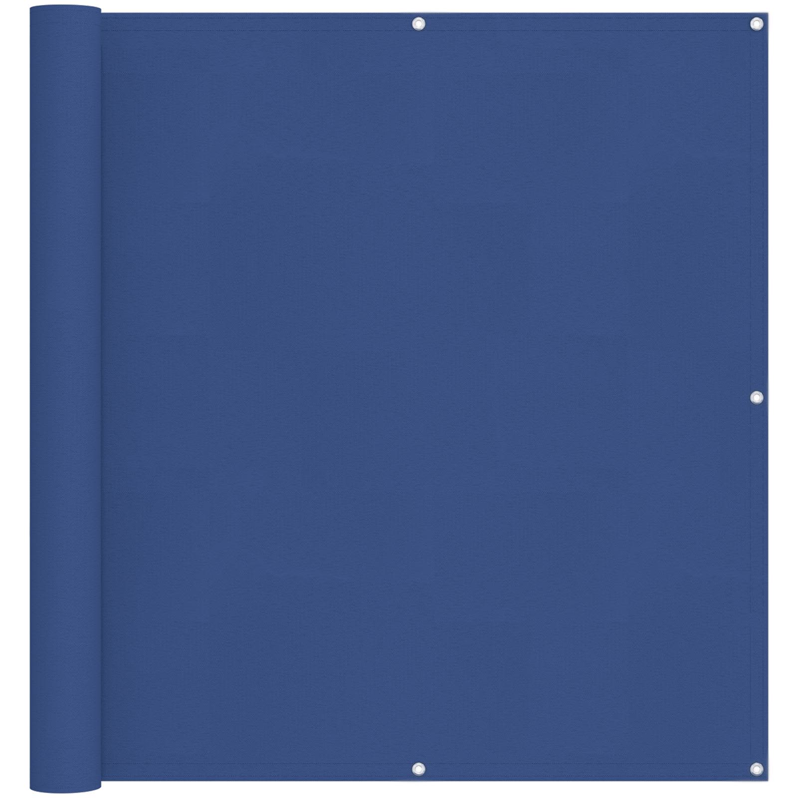 Schermo da balcone Blu 110 x 400 cm Tessuto Oxford