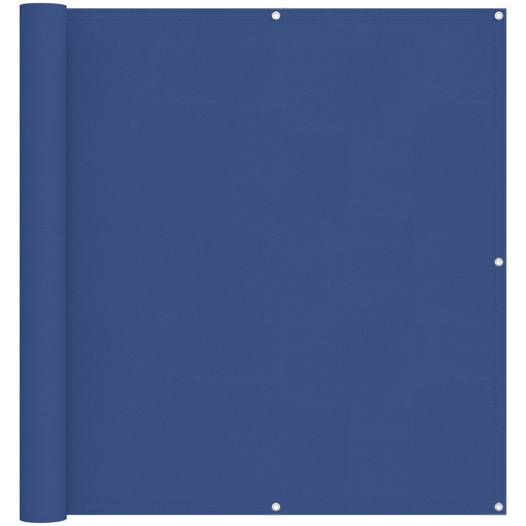 Schermo da balcone Blu 110 x 500 cm Tessuto Oxford