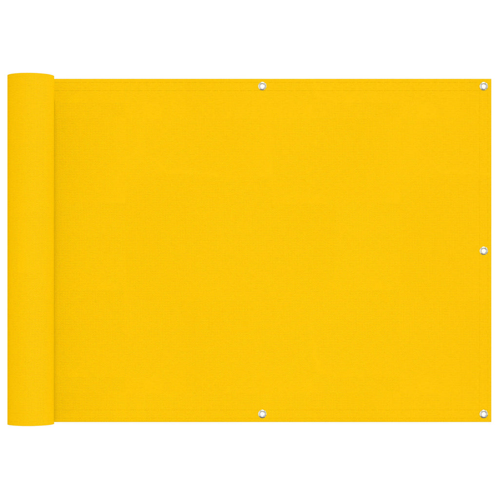 Schermo da balcone Giallo 75 x 200 cm