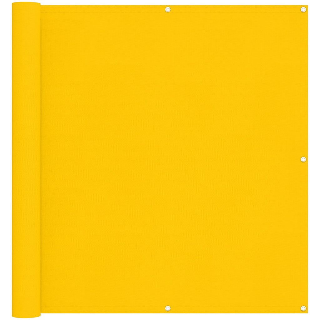 Schermo da balcone Giallo 110 x 600 cm Tessuto Oxford