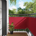 Schermo da balcone Rosso 100 x 700 cm Tessuto Oxford