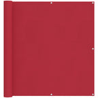 Schermo da balcone Rosso 110 x 200 cm Tessuto Oxford