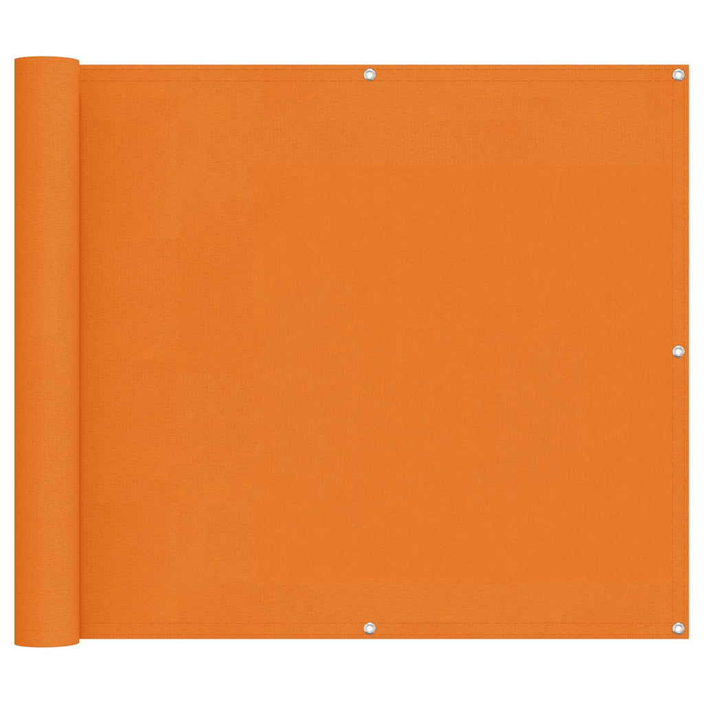Schermo da balcone Arancione 100 x 500 cm Tessuto Oxford
