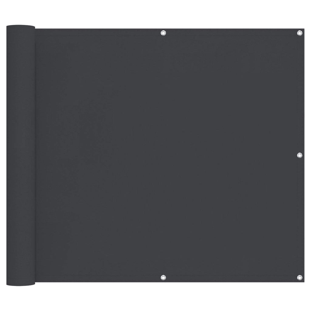 Schermo da balcone Nero 100 x 300 cm Tessuto Oxford