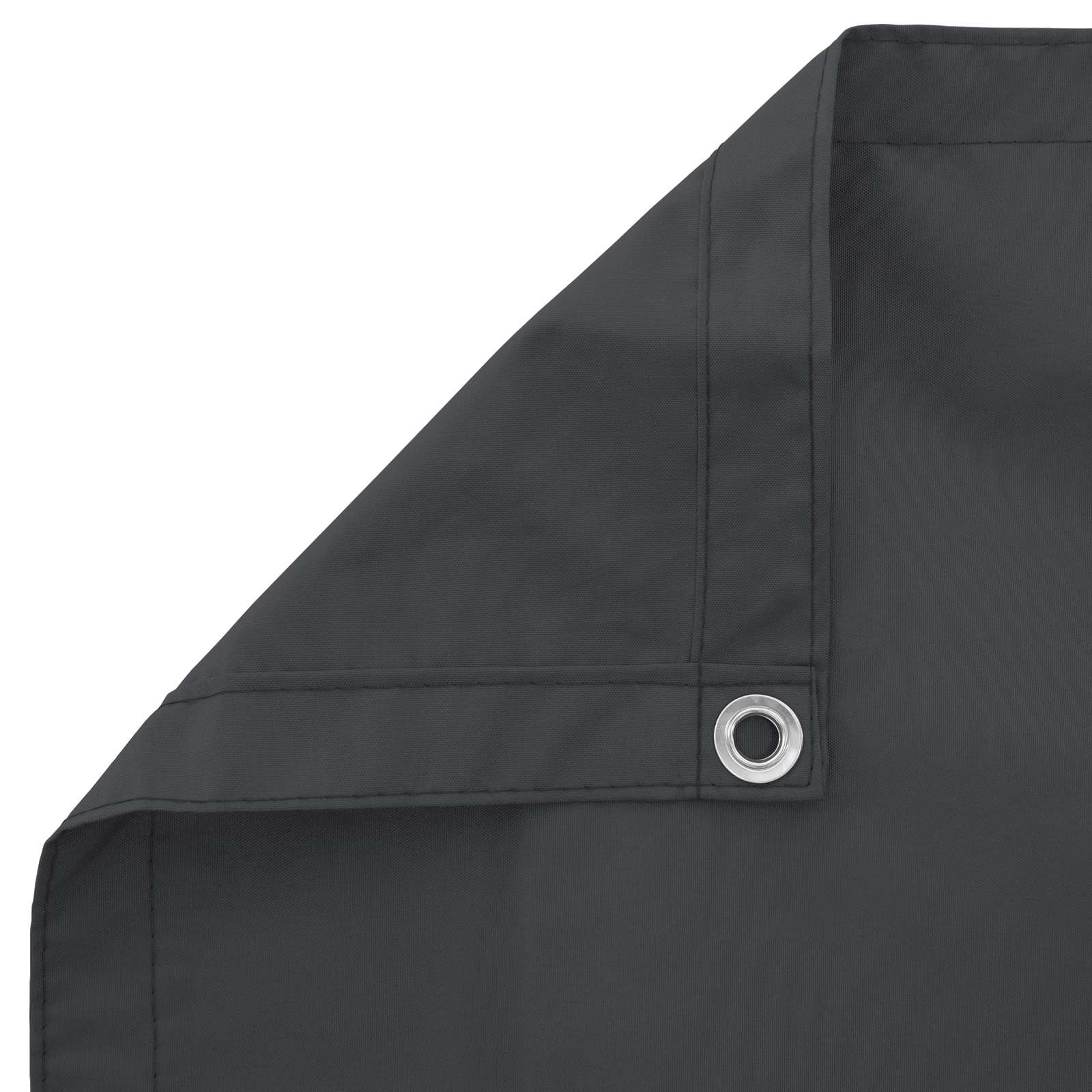 Schermo da balcone Nero 100 x 500 cm Tessuto Oxford