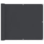 Schermo da balcone Nero 100 x 600 cm Tessuto Oxford