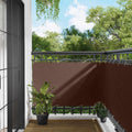 Schermo da balcone Marrone 100 x 600 cm Tessuto Oxford