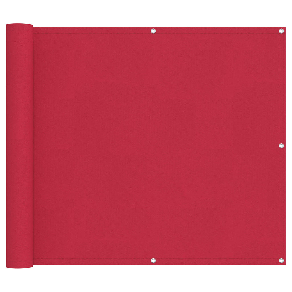 Schermo da balcone Borgogna 100 x 700 cm Tessuto Oxford