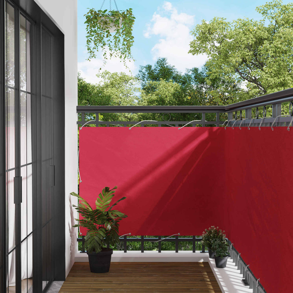 Schermo da balcone Borgogna 120 x 700 cm