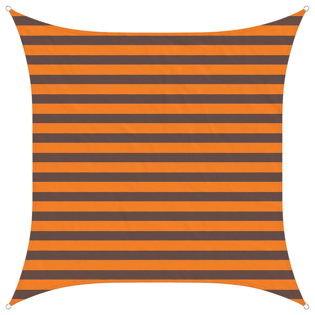 Vela da ombra solare Arancione e Marrone 2 x 2 m