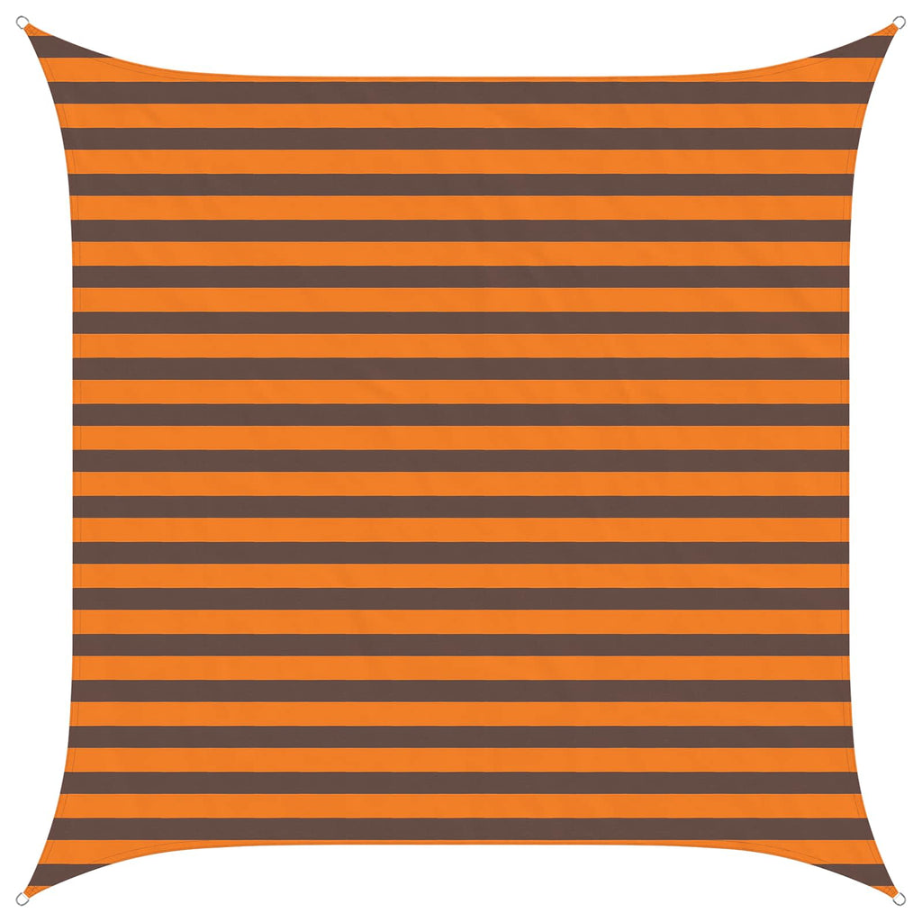 Vela da ombra solare Arancione e Marrone 2,5 x 2,5 m