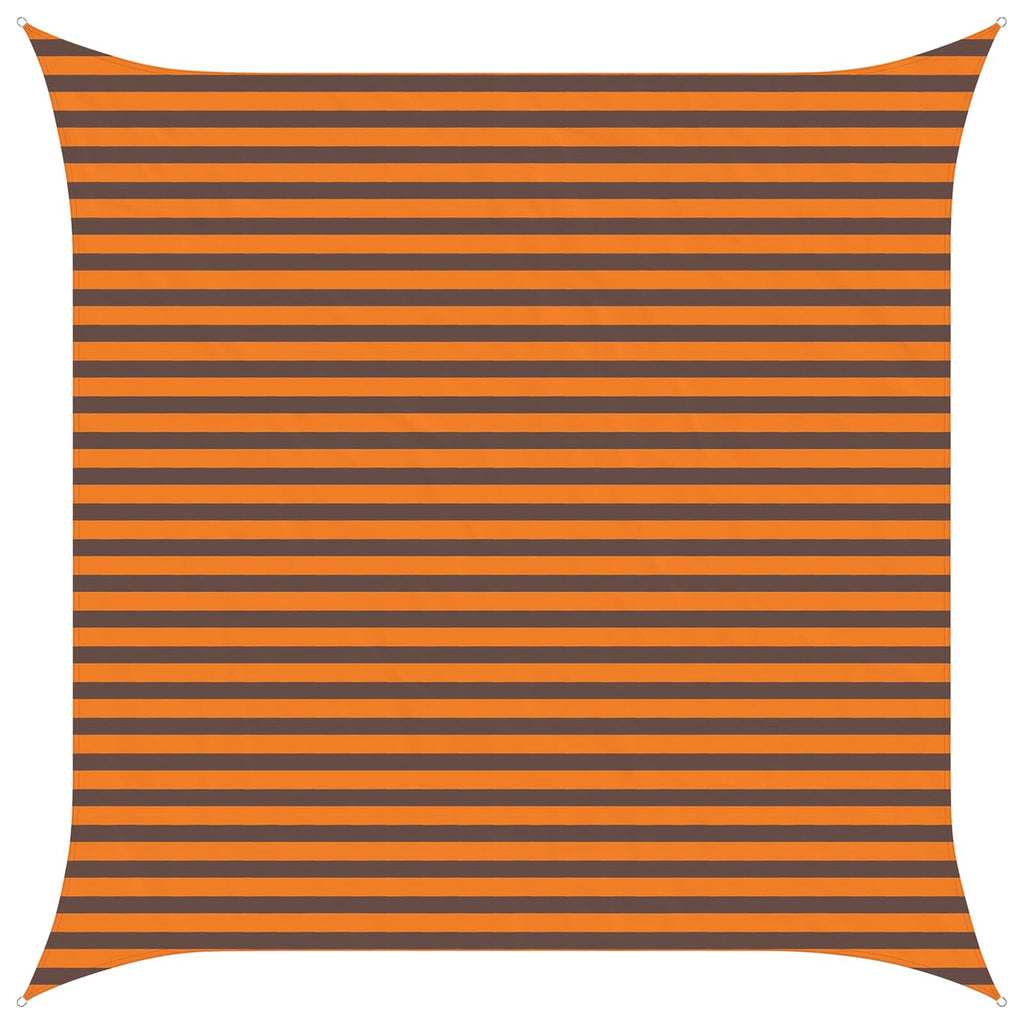 Vela da ombra solare Arancione e Marrone 3,6 x 3,6 m