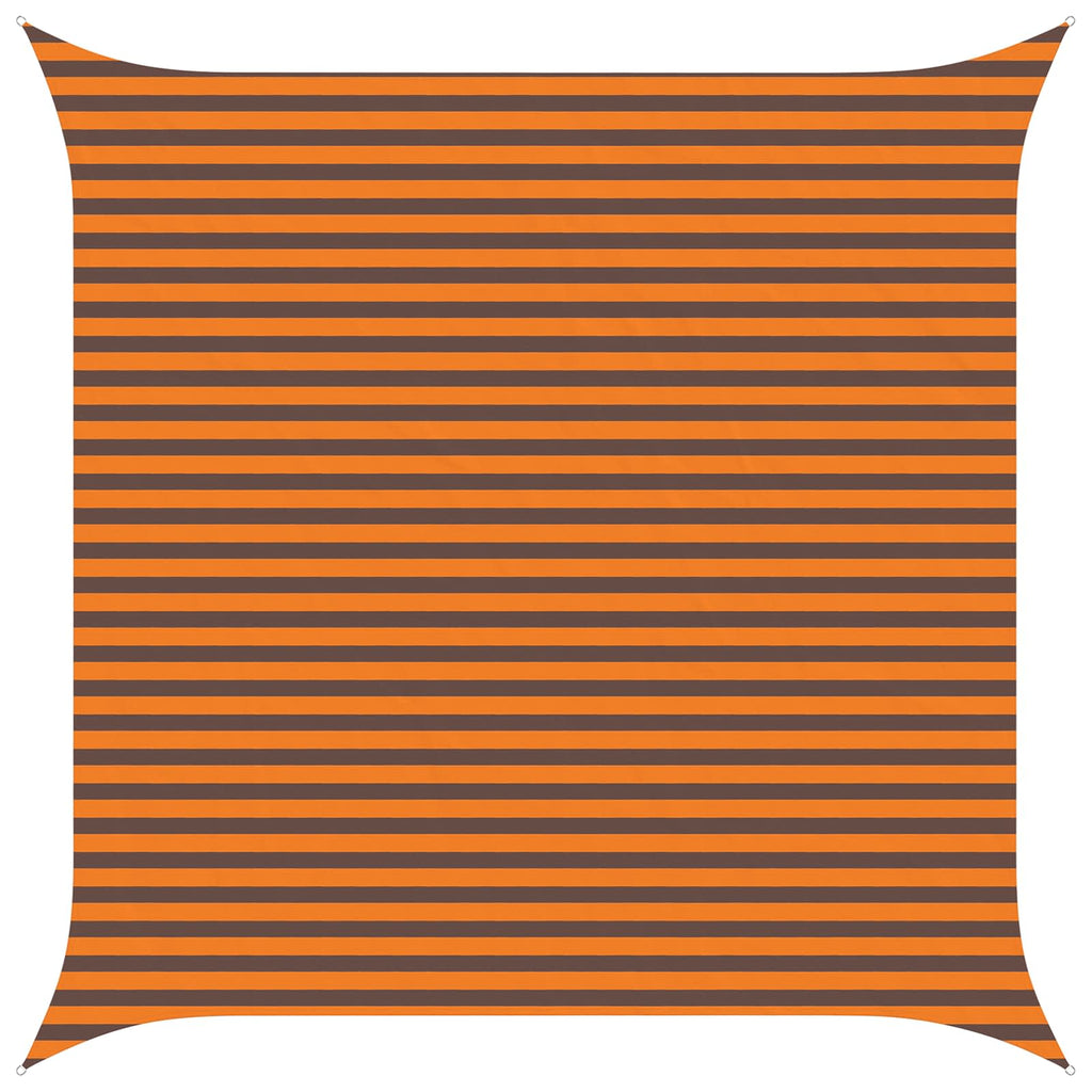 Vela da ombra solare Arancione e Marrone 4 x 4 m