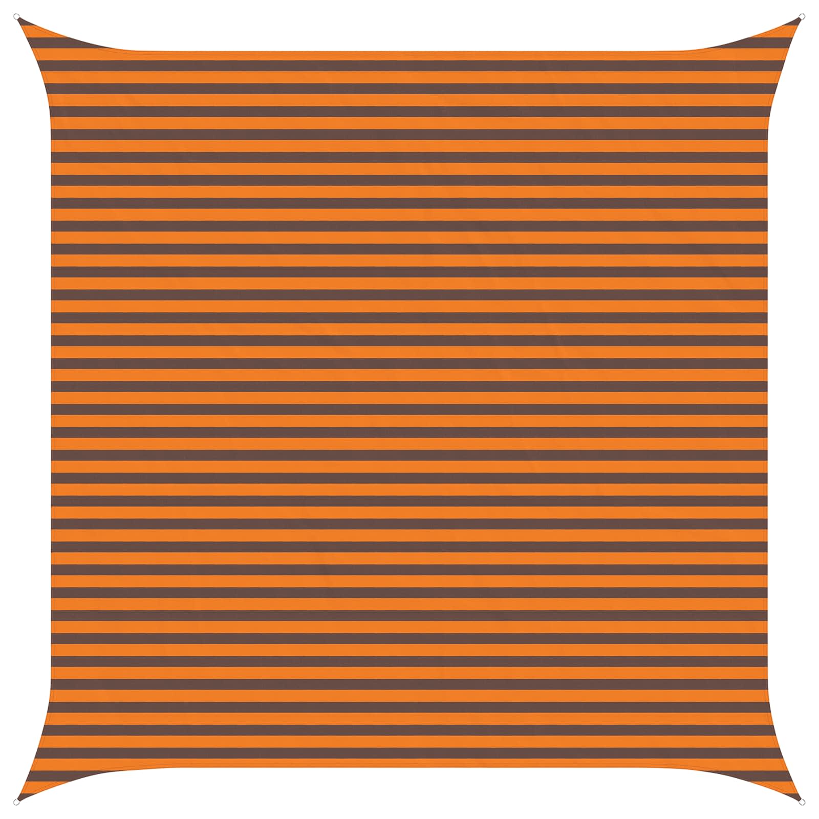 Vela da ombra solare Arancione e Marrone 4,5 x 4,5 m