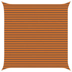 Vela da ombra solare Arancione e Marrone 5 x 5 m