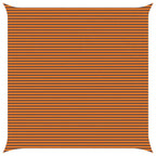 Vela da ombra solare Arancione e Marrone 7 x 7 m