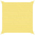 Vela da ombra solare Giallo e Bianco 4,5 x 4,5 m