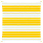 Vela da ombra solare Giallo e Bianco 5 x 5 m