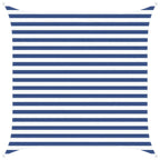 Vela da ombra solare Blu e Bianco 2,5 x 2,5 m