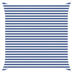 Vela da ombra solare Blu e Bianco 3,6 x 3,6 m