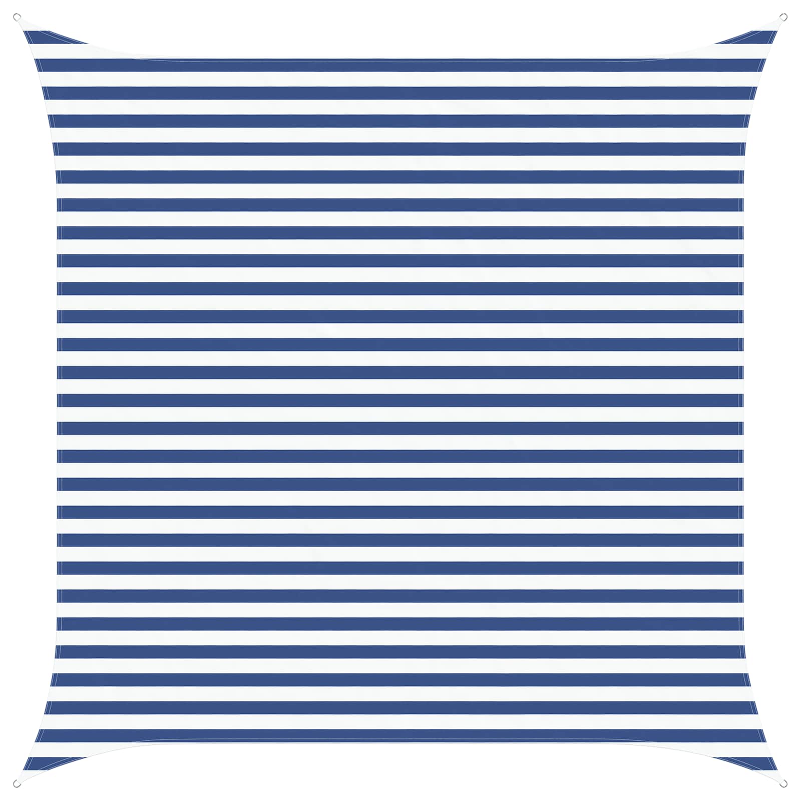 Vela da ombra solare Blu e Bianco 3,6 x 3,6 m