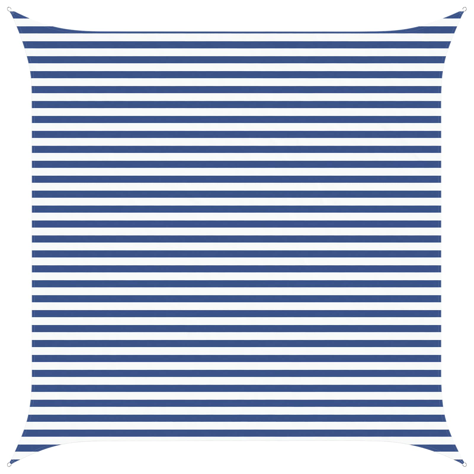 Vela da ombra solare Blu e Bianco 4 x 4 m