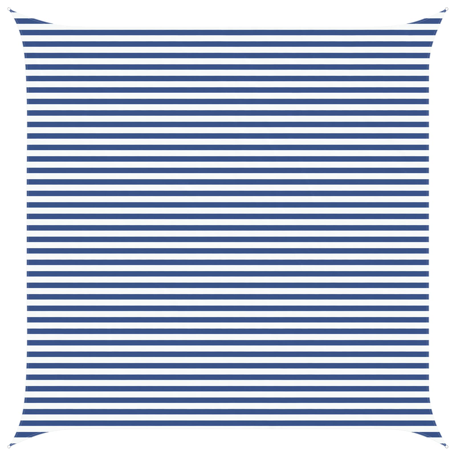 Vela da ombra solare Blu e Bianco 5 x 5 m