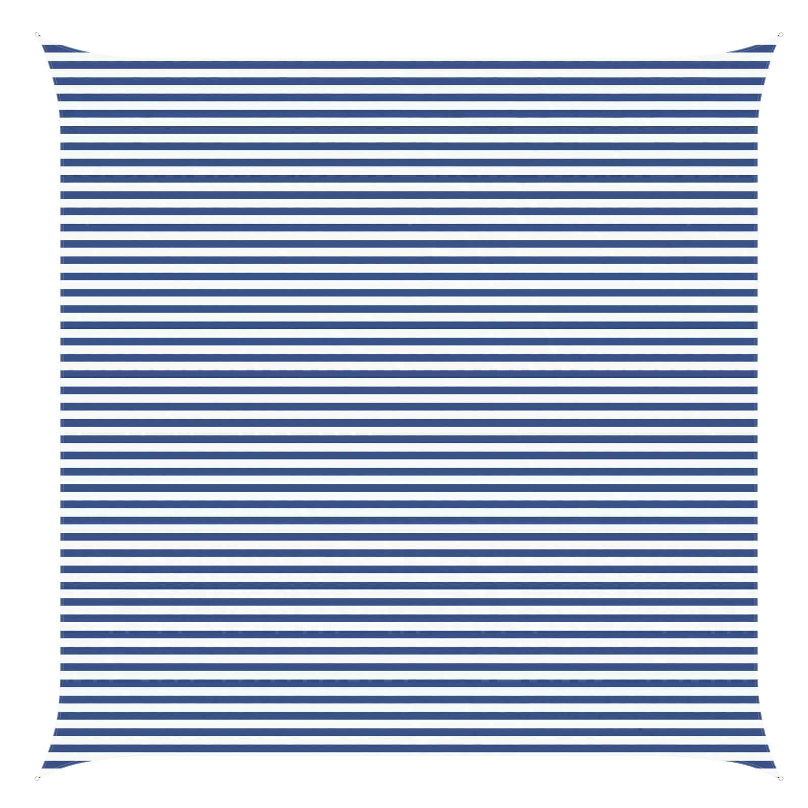 Vela da ombra solare Blu e Bianco 6 x 6 m
