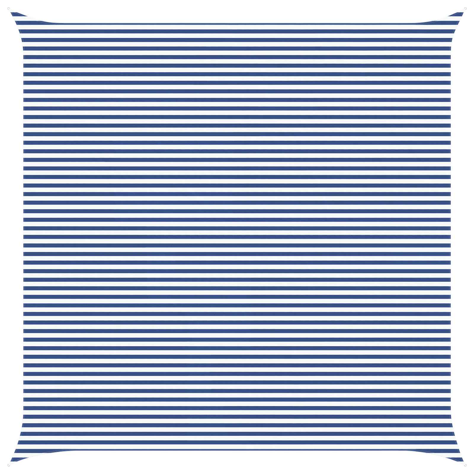 Vela da ombra solare Blu e Bianco 7 x 7 m