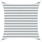 Vela da ombra solare Grigio chiaro e bianco 2 x 2 m